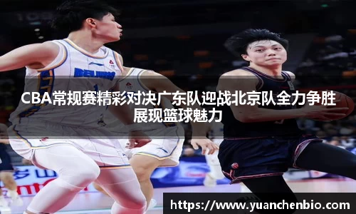 CBA常规赛精彩对决广东队迎战北京队全力争胜展现篮球魅力
